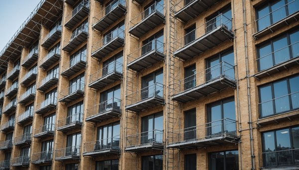 Location d'échafaudage de façade : facilitez vos travaux en hauteur